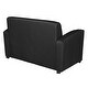 preview thumbnail 4 of 15, Supernova Tablet Arm Loveseat- Black/Java