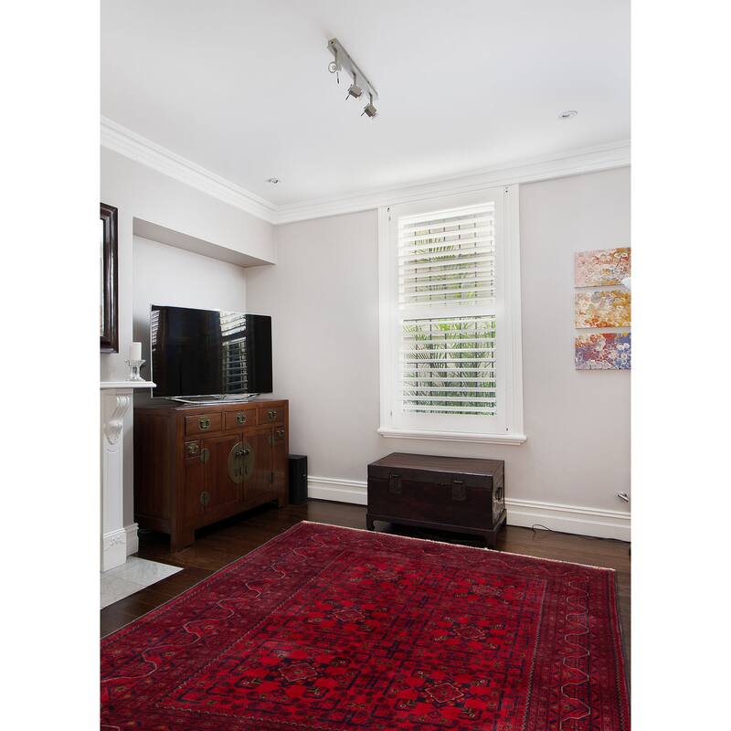 ECARPETGALLERY Hand-knotted Finest Khal Mohammadi Red Wool Rug - 4'9 x 6'5