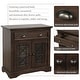 preview thumbnail 26 of 24, Harper & Bright Designs Retro Storage Cabinet Chest with 1 Drawer