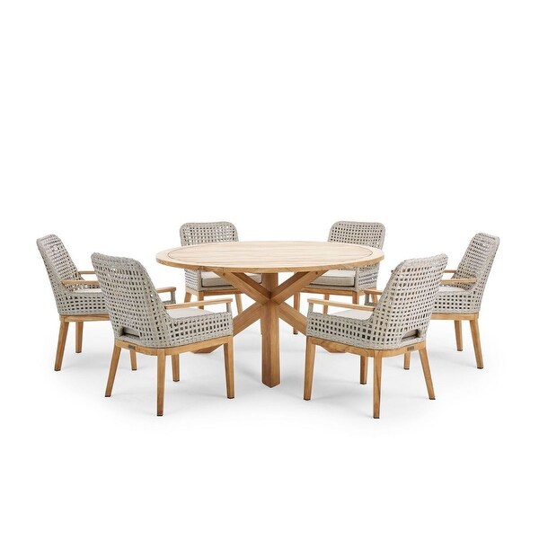 Round 60 inch hotsell dining table set