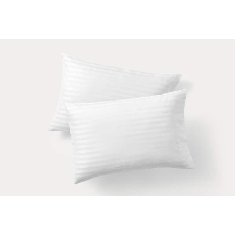 Brooks Brothers Sateen Stripe Cotton Sateen Pillowcase Pair