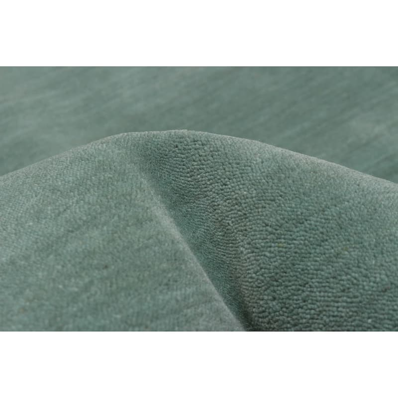 Kashkuli Gabbeh Blue Rug 4'11" x 4'11" - 4'11 x 4'11
