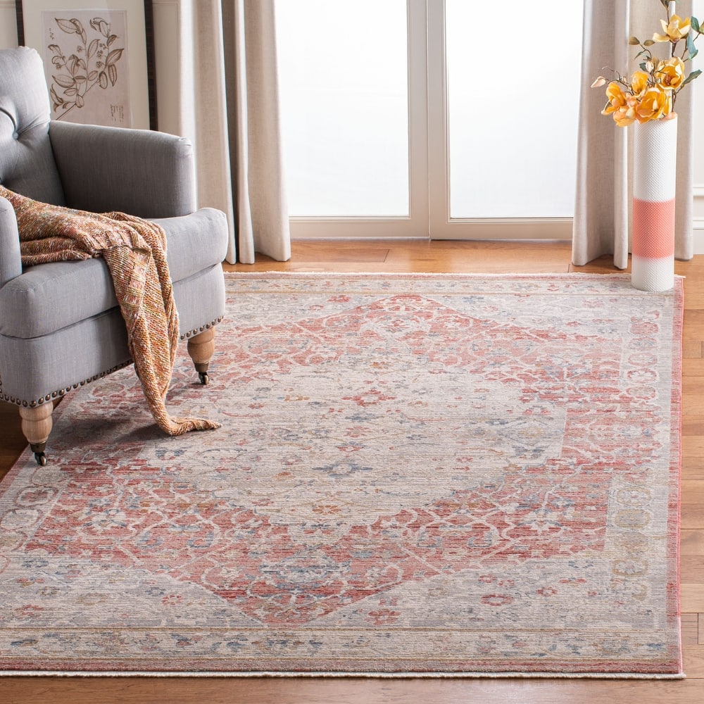 SAFAVIEH Kenitra Jacquelynn Distressed Oriental Polyester Rug