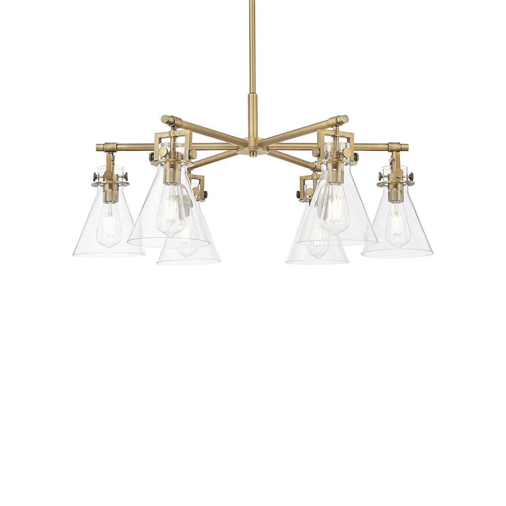 Innovations Lighting 411-6CR-16-26 Newton Cone Chandelier Newton Cone