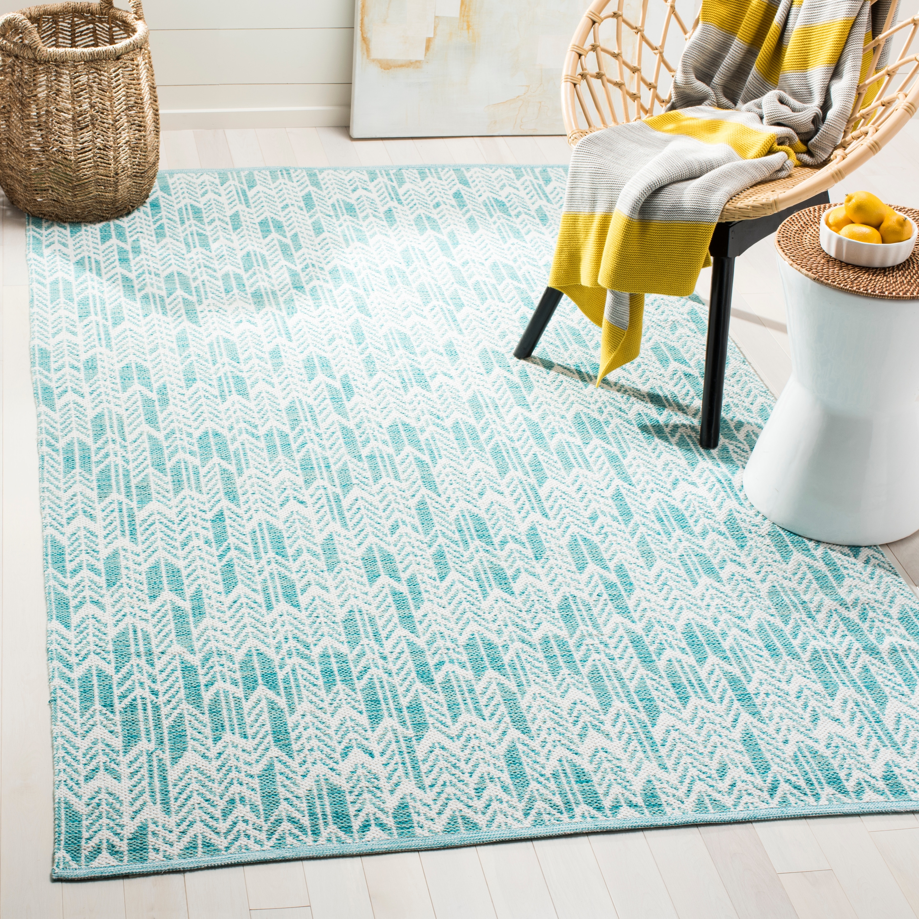SAFAVIEH Handmade Flatweave Montauk Sjan Casual Cotton Rug