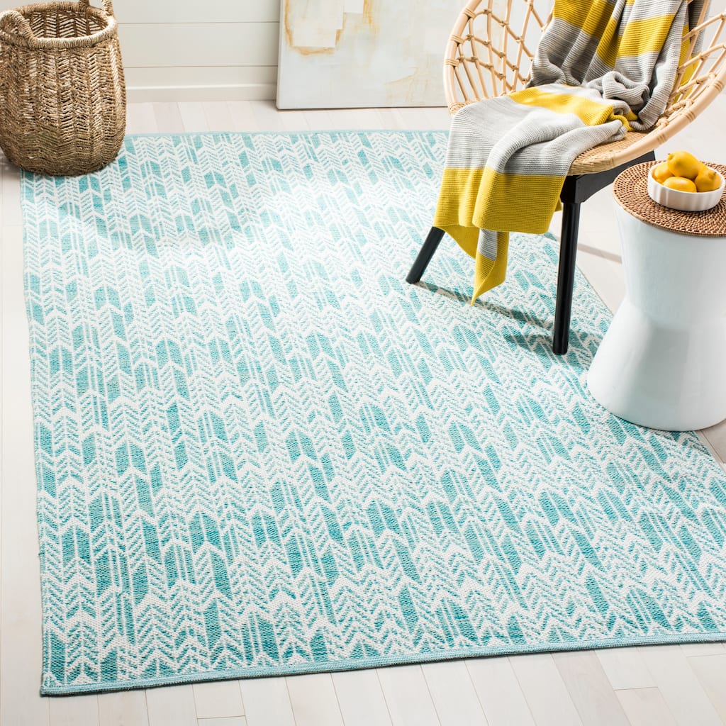 SAFAVIEH Handmade Flatweave Montauk Sjan Casual Cotton Rug