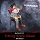 preview thumbnail 4 of 9, Haunted Hill Farm Hartley the Sitting Scare Clown by Tekky, Premium Talking Halloween Animatronic, Plug-In or Battery
