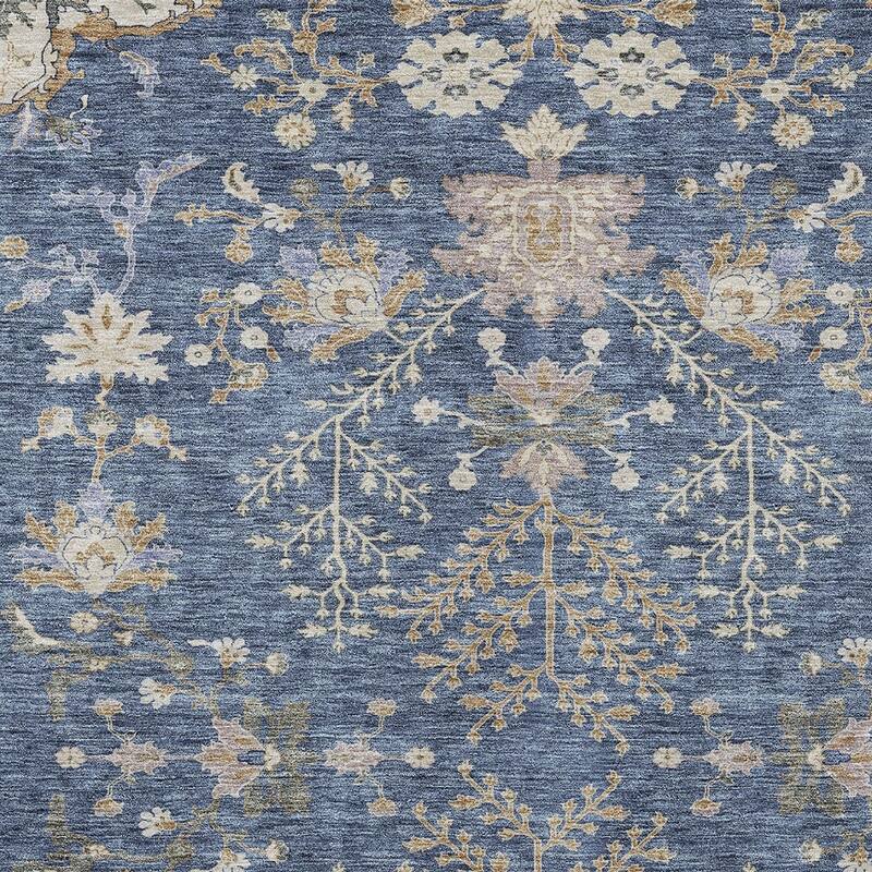 HomeRoots Floral Transitional Rectangle Outdoor Rug
