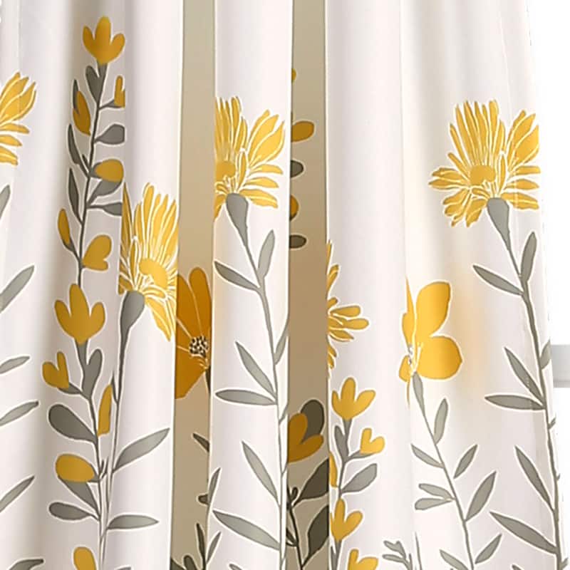 Lush Decor Aprile Room Darkening Window Curtain Panel Pair