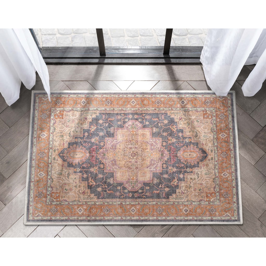 Well Woven Apollo Paris Persian Oriental Machine Washable Area Rug