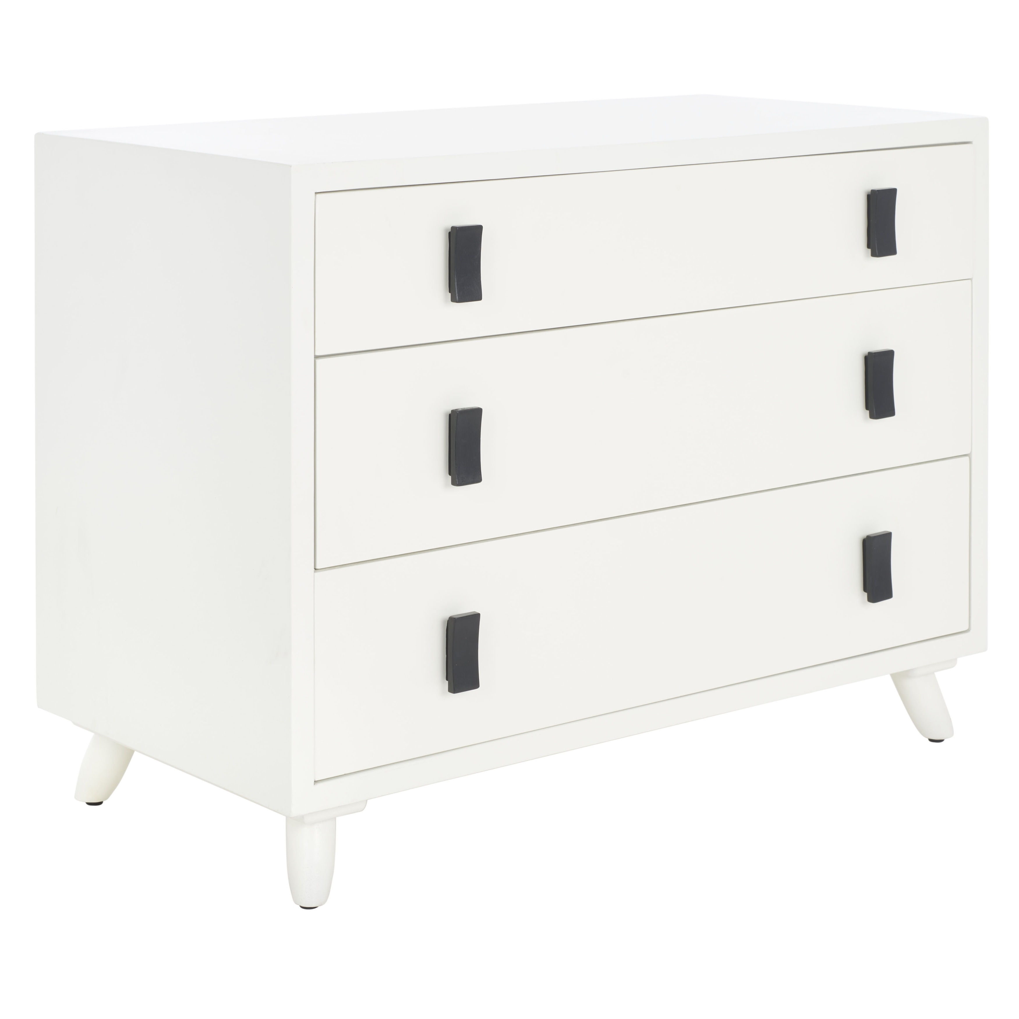 SAFAVIEH Blaize 3 Drawer Storage Bedroom Chest. On Sale Bed