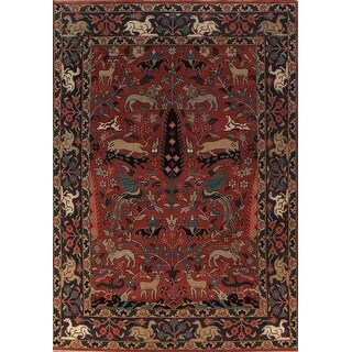 Traditional Ziegler Indian Area Rug Hand-Knotted Wool Carpet - 8'9