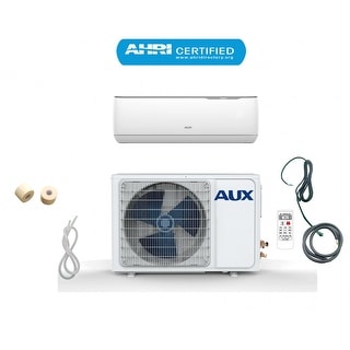 Aux 24000 Btu Mini Split Ductless Air Conditioner 230v 12ft White Overstock 33066951