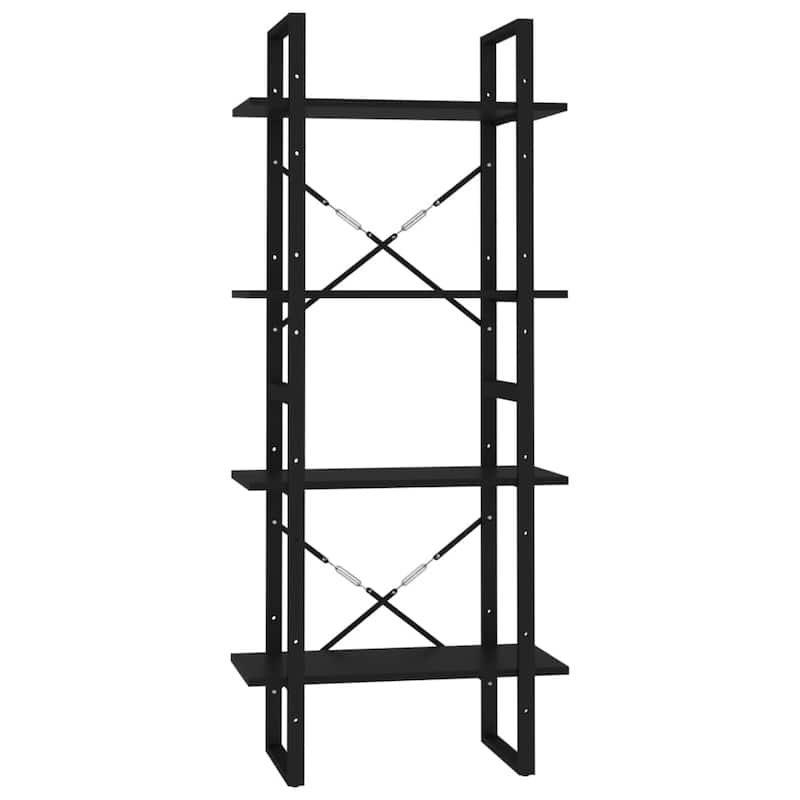 vidaXL Bookshelf Book Cabinet Shelving Unit for Living Room Engineered Wood