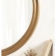 preview thumbnail 4 of 21, Kate and Laurel Mansell Wood Framed Wall Mirror - 28" Diameter