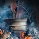 preview thumbnail 2 of 6, Pre-seasoned Cast Iron South African Potjie Pot