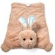 preview thumbnail 1 of 4, Bearington Baby Bunny Tail Belly Blanket, Plush Stuffed Animal Tummy Time Play Mat