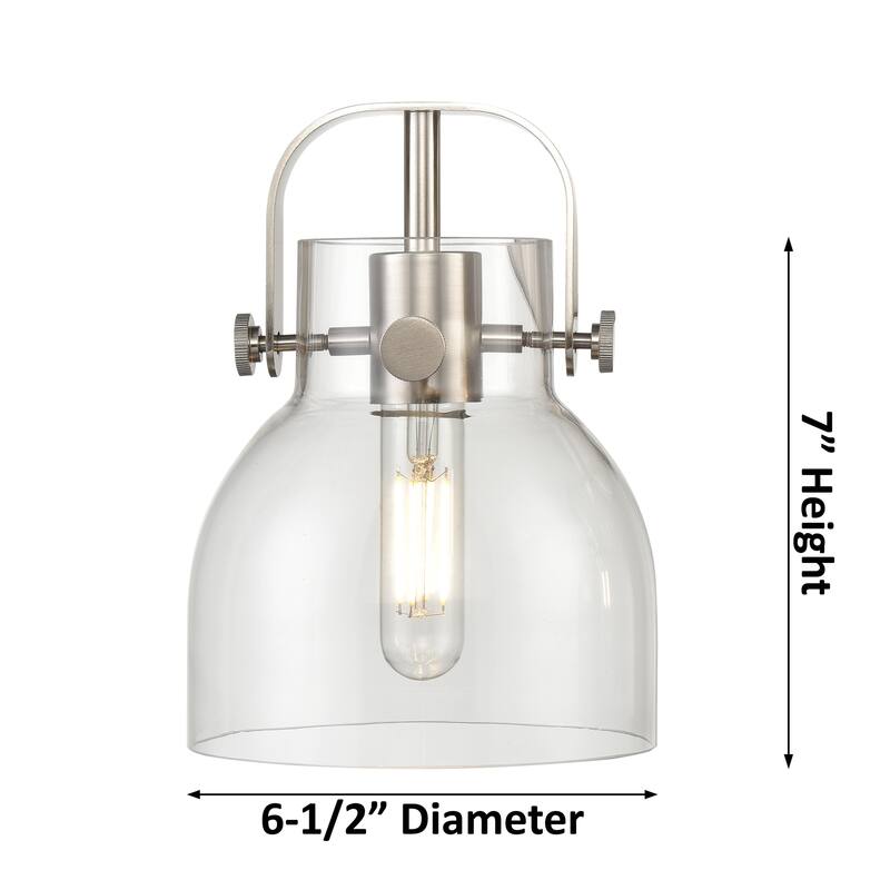 Innovations Lighting Pilaster II Bell - 4 Light 6" Wall-Mounted Bath Vanity Light