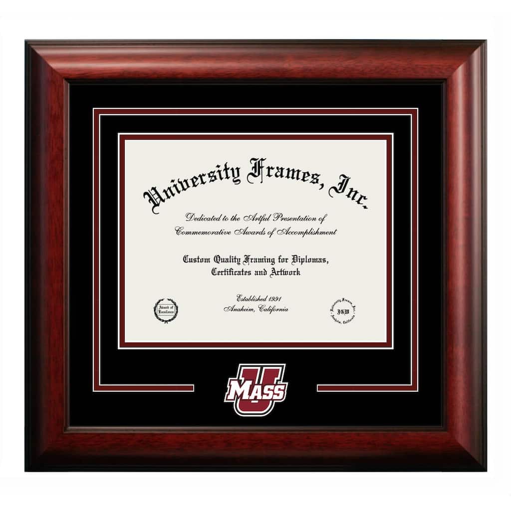 University of Massachusetts 11w x 8.5h Spirit Diploma Frame