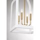 preview thumbnail 7 of 9, Savoy House 7-7802-4 Sheffield 4 Light 15" Wide Taper Candle Pendant