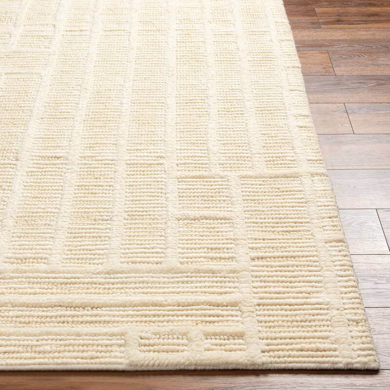 Amya Handmade Modern Casual Wool Area Rug