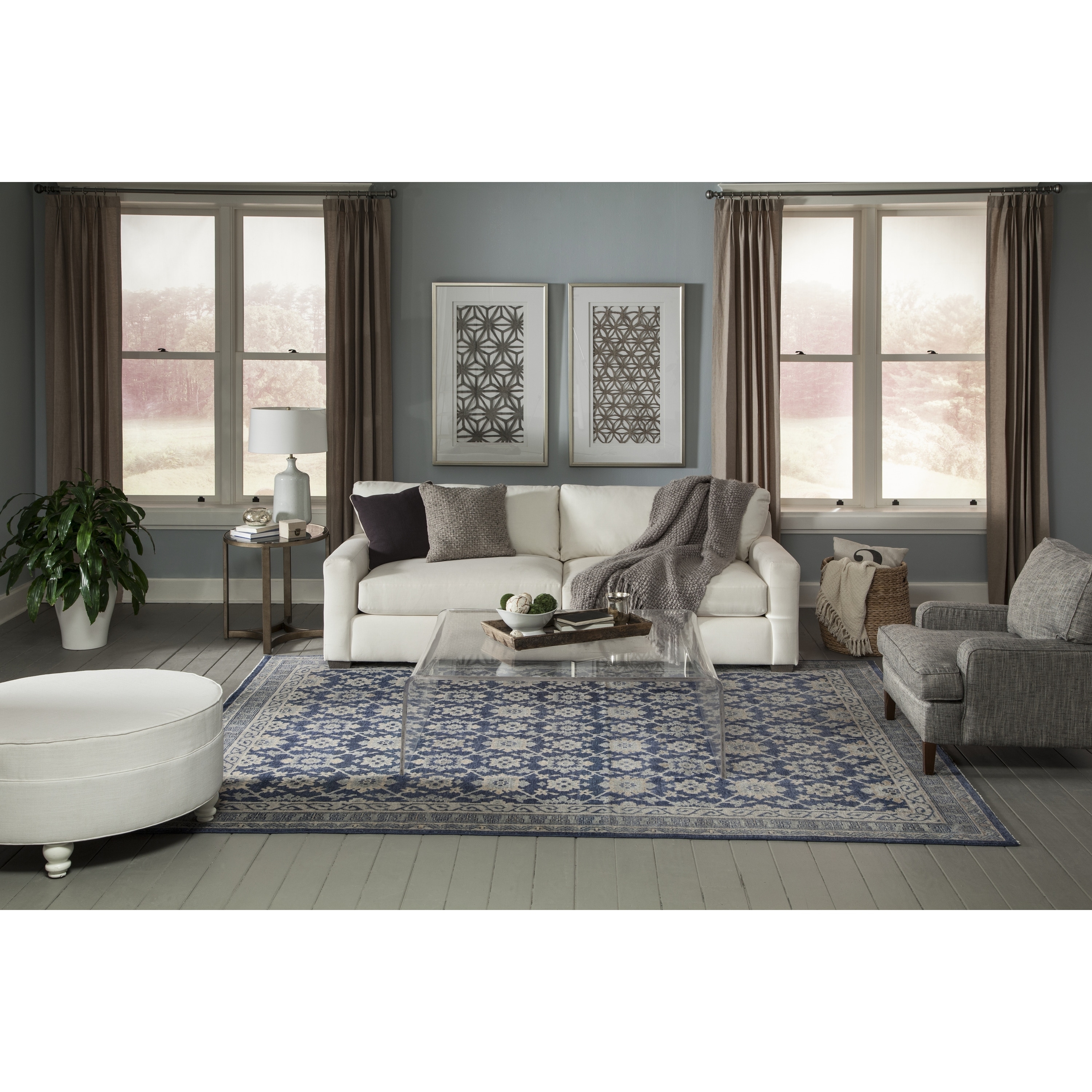 Momeni Banaras Hand Knotted Wool Traditional Area Rug