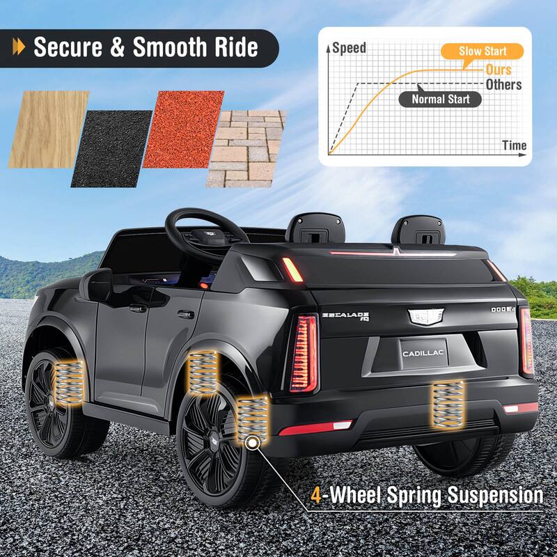 Costway 2 Seater Ride on Truck with Remote Control 3 Speeds LED Lights - See Details