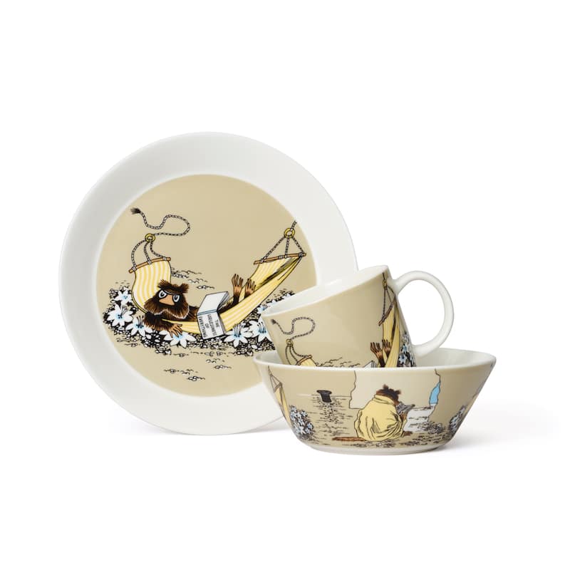 Moomin by Arabia Bowl 5.9in Muskrat Beige - N/A