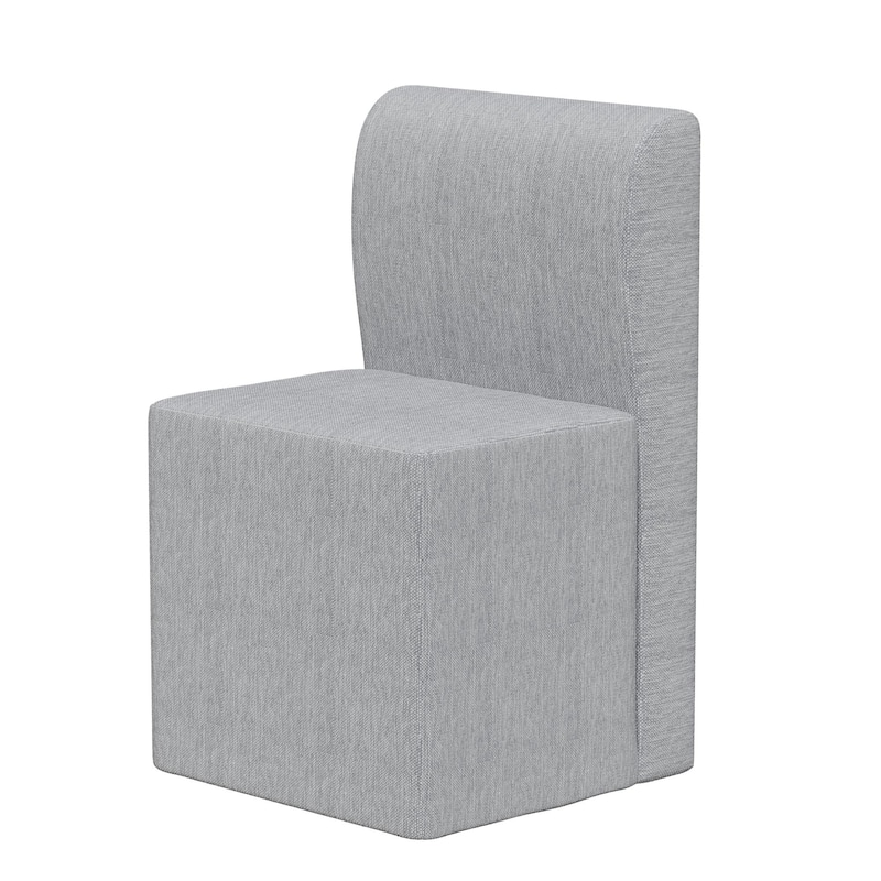 Dining Chair With Casters, Modern Rolling Dining Chair, Footstool With Wheels