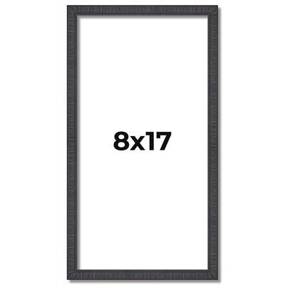 8x17 Frame Brown Picture Frame - Complete Modern Photo Frame Includes