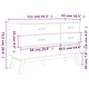 preview thumbnail 4 of 3, vidaXL Drawer Cabinet OLDEN Brown Solid Wood Pine