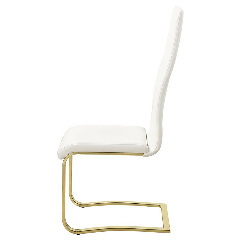 Montclair White Upholstered Dining Side Chair (Set of 4)