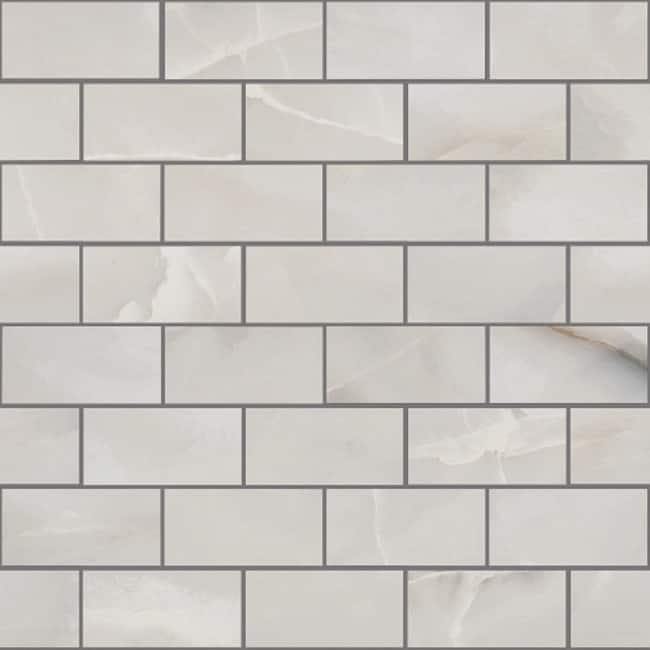 Shaw Gemstone - 12" x 12" Rectangle Tile - Polished Marble Visual -