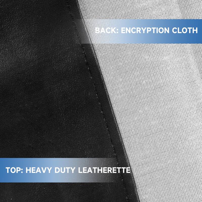 GSE™ 7ft/8ft/9ft Heavy Duty PU Leatherette Billiard Pool Table Cover - Black