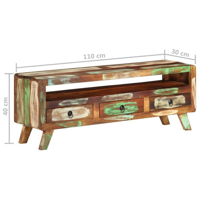 vidaXL TV Stand TV Console Sideboard Media Unit Cupboard Cabinet Multicolor