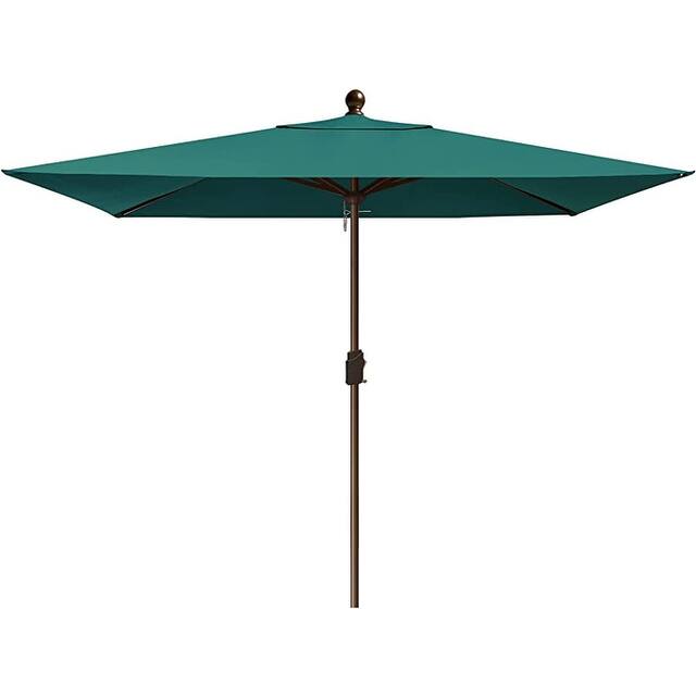 EliteShade Sunbrella 9-foot Patio Market Umbrella - 10X6.5ft ForestGreen