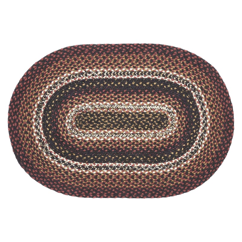 Beckham Jute Rug Oval w/ Pad 20x30 - 20" x 30" Oval