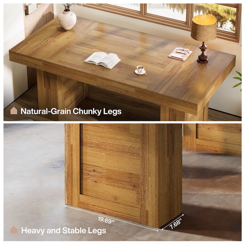 Large Computer Desk, Executive Desk, Home Office Writing Table, Conference Table Business Workstation for Working,Meeting