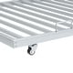 preview thumbnail 13 of 13, Gray+Silver Twin over Twin Metal Bunk Bed with Noise-Reducing Guardrail