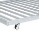 preview thumbnail 14 of 41, Metal Twin over Twin Bunk Bed with Trundle and Guardrail, Silver