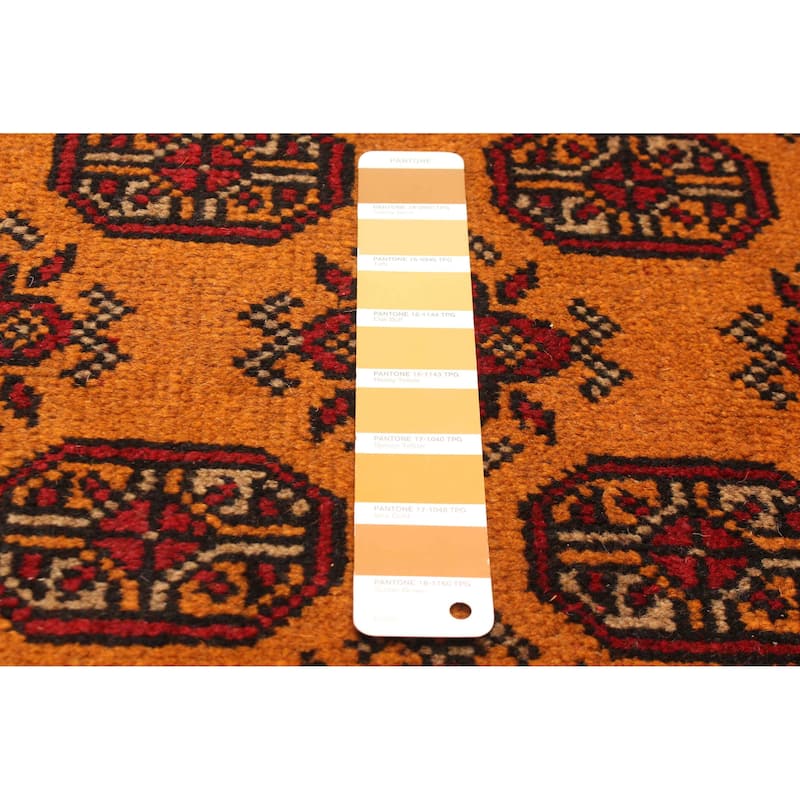 ECARPETGALLERY Hand-knotted Uzbek Kargahi Brown Wool Rug - 5'2 x 7'10