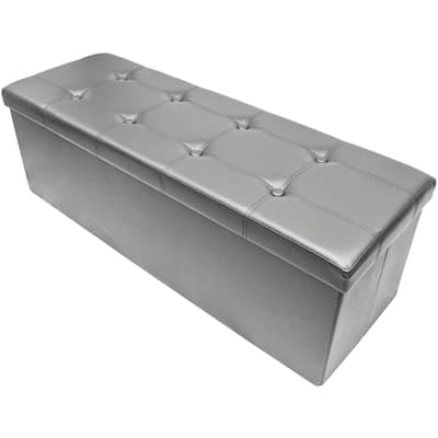 Sorbus Faux Leather Storage Bench (Large)