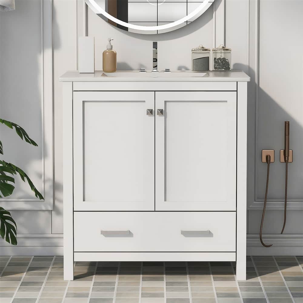 30" Bathroom Vanity with Single Sink