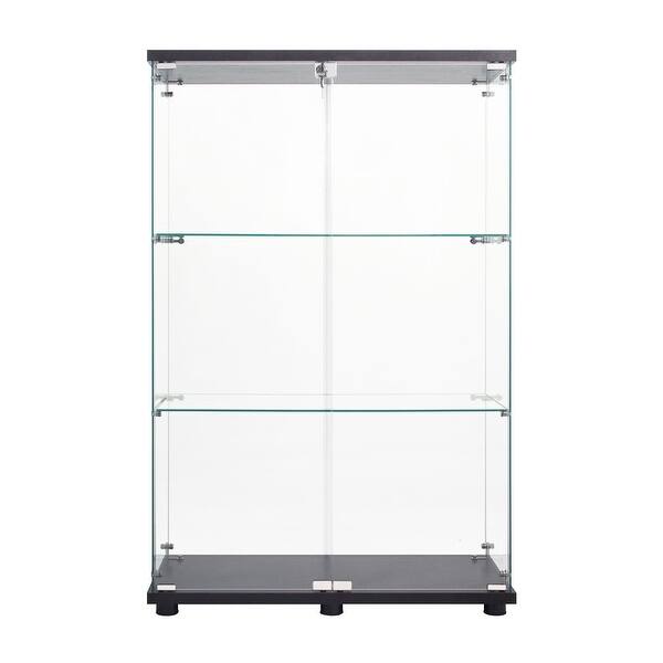 Modern Two Door Glass Display On Sale Bed Bath & Beyond