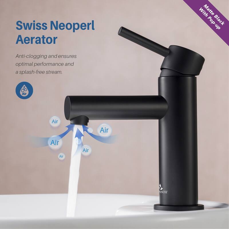 Solid Brass Leed Free Single Handle Bathroom Faucet