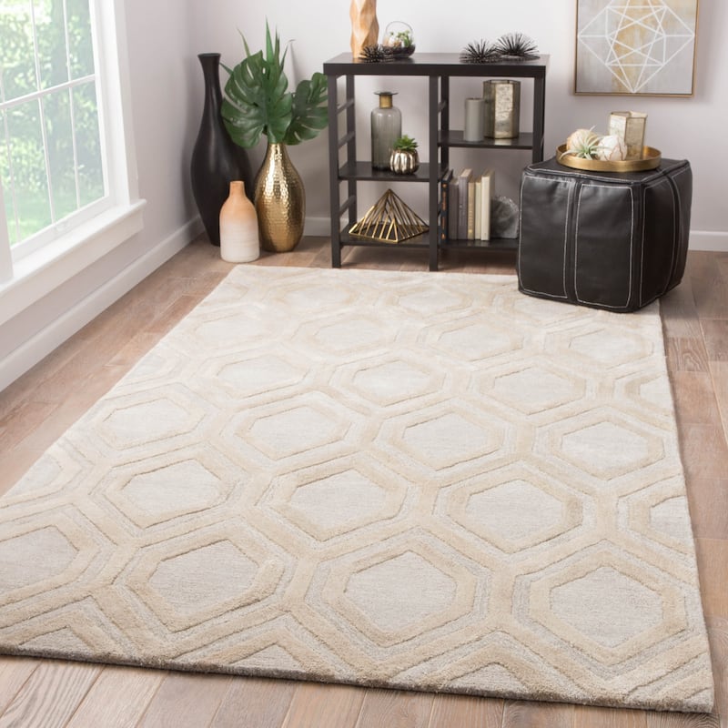 Irvine Handmade Trellis Area Rug