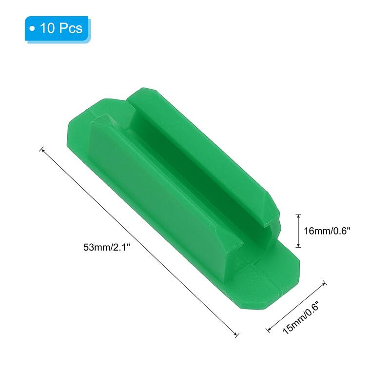 Pen Holder for Desk, 10 Pack Adhesive Pencil Holders Pencil Holder - Green