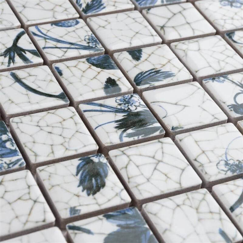 Merola Tile Strawberry Fields 11-5/8" x 11-5/8" Porcelain Floor and Wall Tile