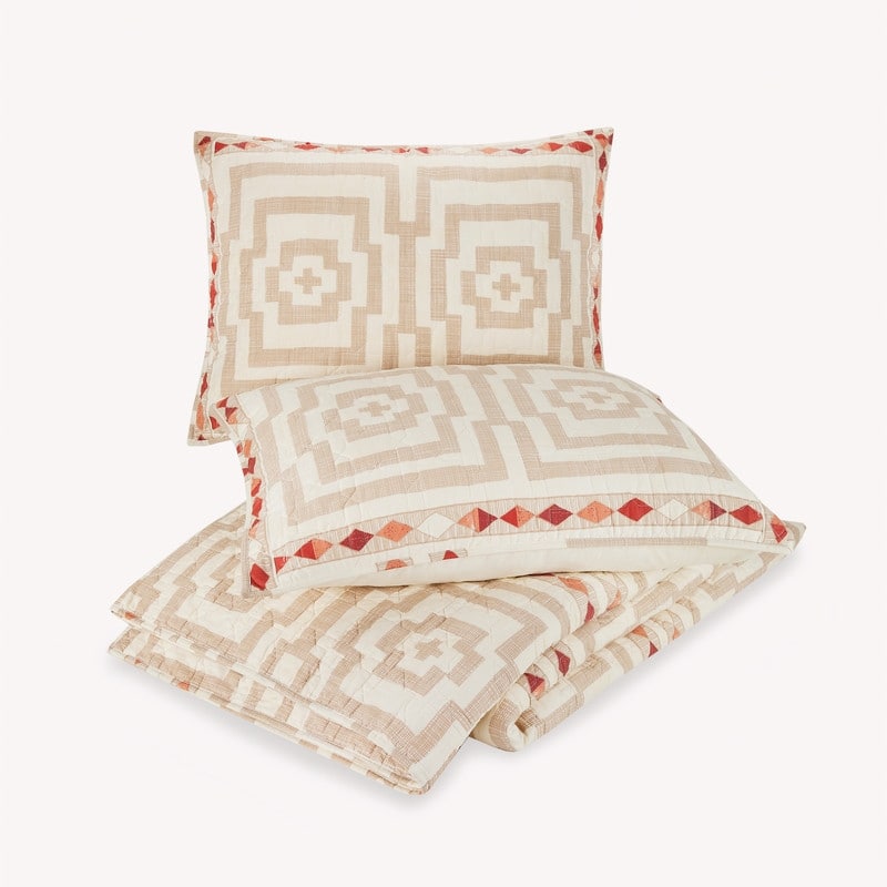 Hypnotic Cream 3-Piece Quilt Set by Jungalow