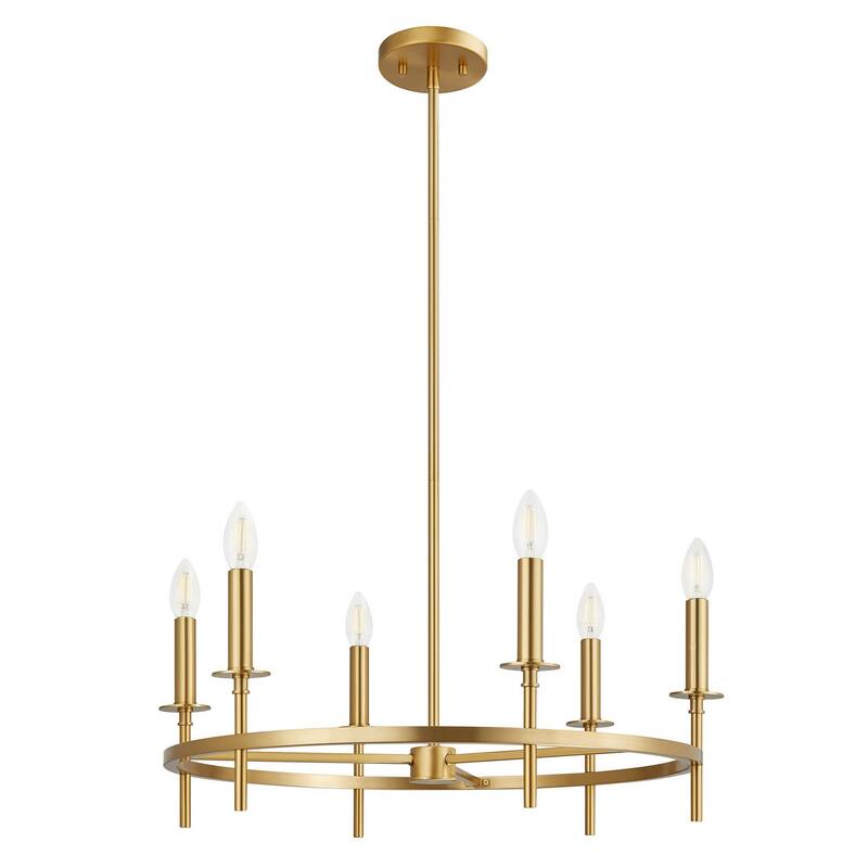 6-Light Chandelier By Trade Winds